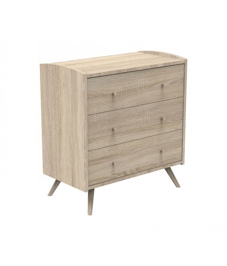Commode vintage Maison Gauthier en pin massif – années 80 - Ameublement